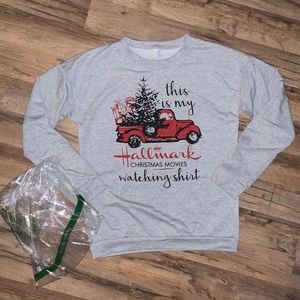 New with package Hallmark Christmas Watching Shirt